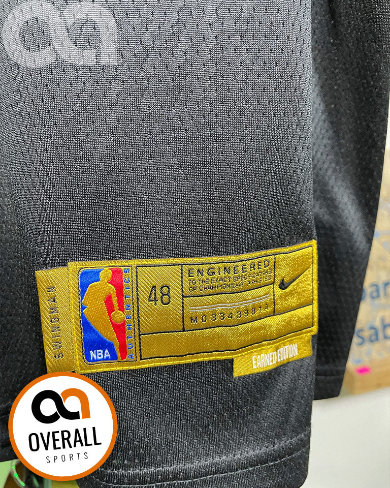 Regata NBA Los Angeles Lakers Earned 20/21 LeBron James 23 Preta e Dourada