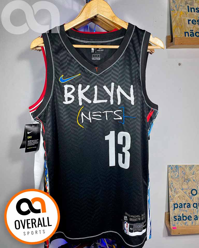 Regata NBA Brooklyn Nets City Edition 20/21 James Harden Preta