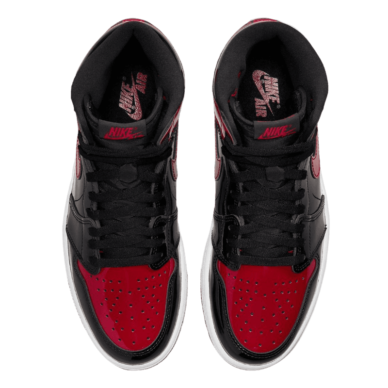 Tênis Air Jordan 1 High "Bred Patent" Vermelho / Preto