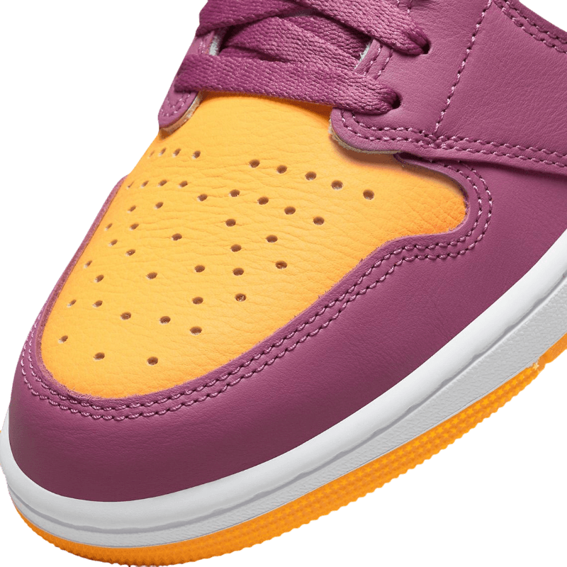 Tênis Air Jordan 1 High "Brotherhood" Rosa / Amarelo