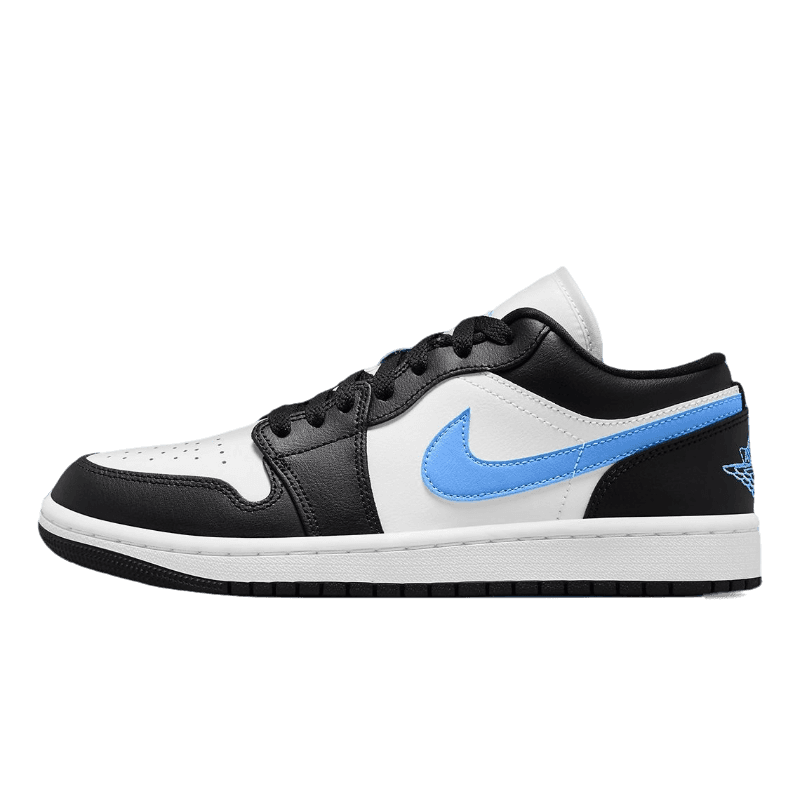 Tênis Air Jordan 1 Low "Black University Blue" Preto / Azul