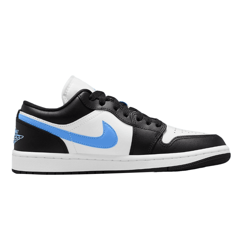 Tênis Air Jordan 1 Low "Black University Blue" Preto / Azul