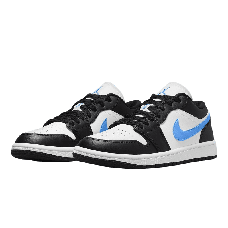 Tênis Air Jordan 1 Low "Black University Blue" Preto / Azul