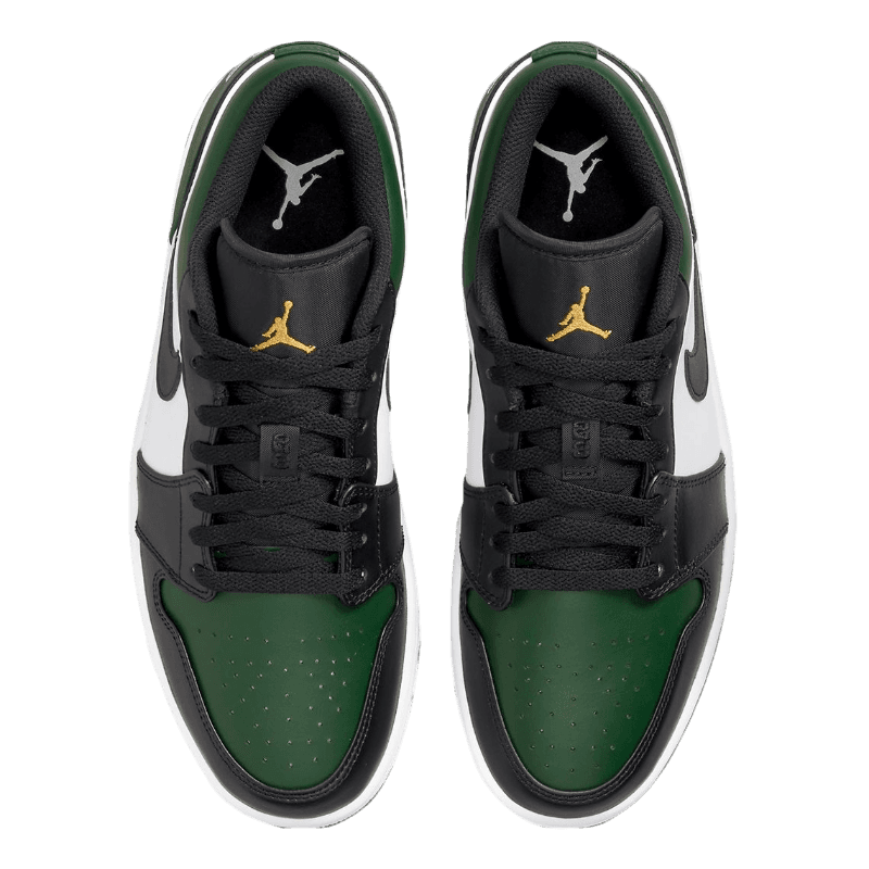 Tênis Air Jordan 1 Low "Green Toe" Preto / Verde
