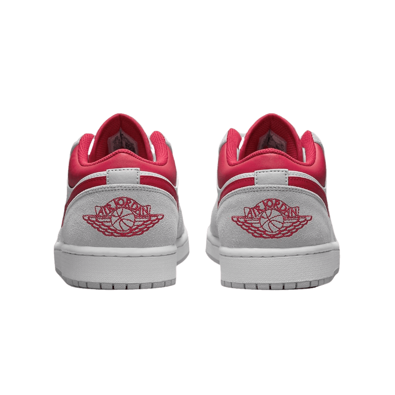 Tênis Air Jordan 1 Low "Light Smoke Grey Red" Cinza / Vermelho