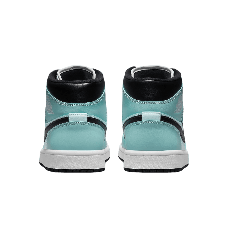 Tênis Air Jordan 1 "Mid Aqua Blue Tint" Feminino Azul