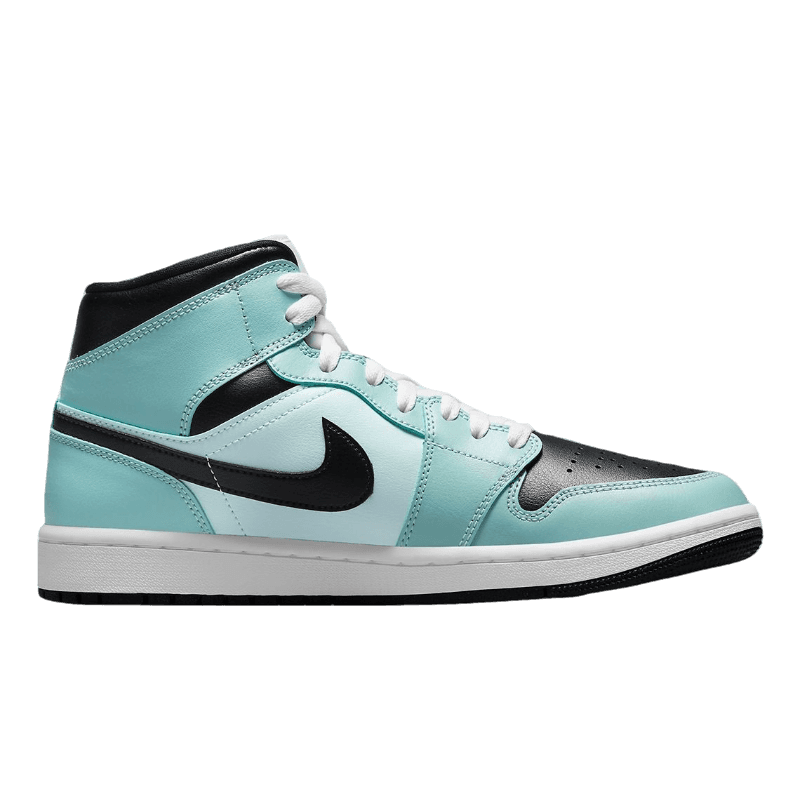 Tênis Air Jordan 1 "Mid Aqua Blue Tint" Feminino Azul