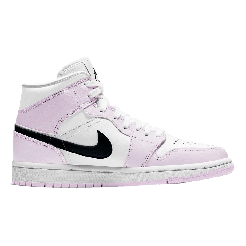 Tênis Air Jordan 1 Mid "Barely Rose" Feminino Rosa