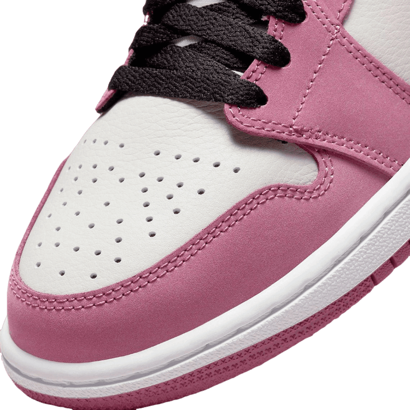 Tênis Air Jordan 1 Mid "Berry Pink" Feminino Rosa
