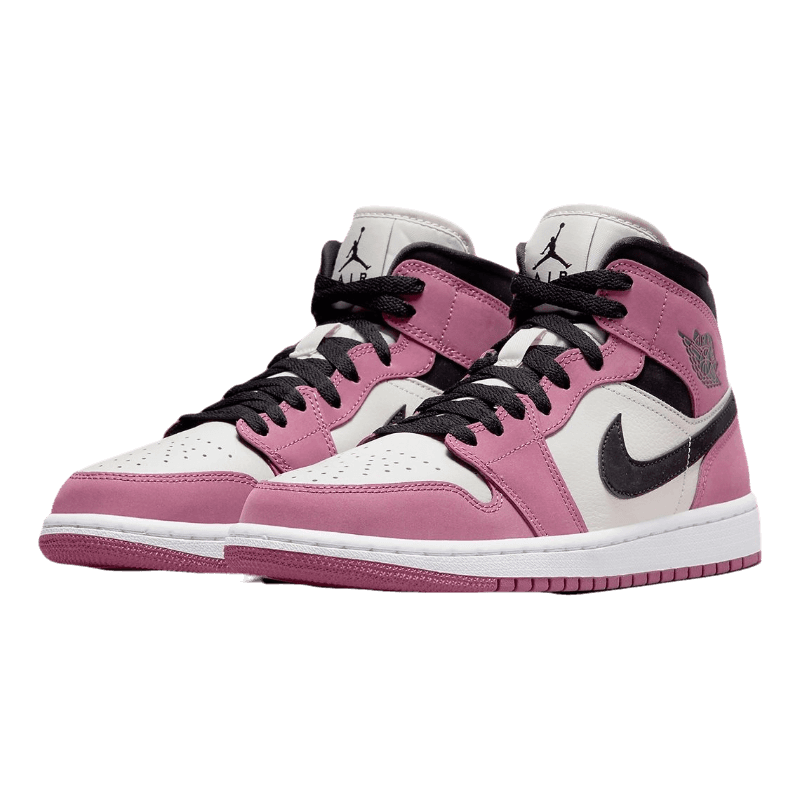 Tênis Air Jordan 1 Mid "Berry Pink" Feminino Rosa