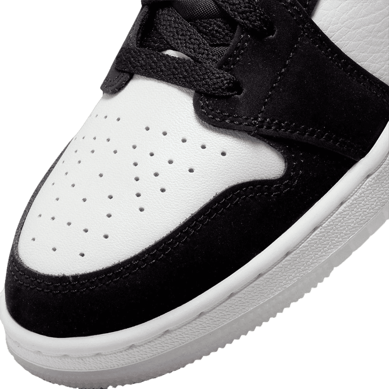 Tênis Air Jordan 1 Mid "Diamond" Branco / Preto