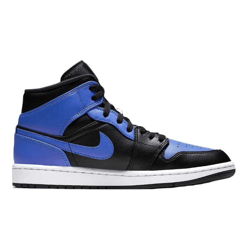 Tênis Air Jordan 1 Mid "Hyper Royal" Preto / Azul
