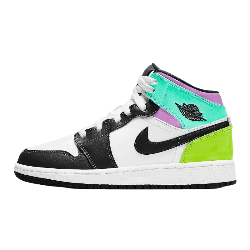 Tênis Air Jordan 1 Mid "Pastel Black Toe" Feminino