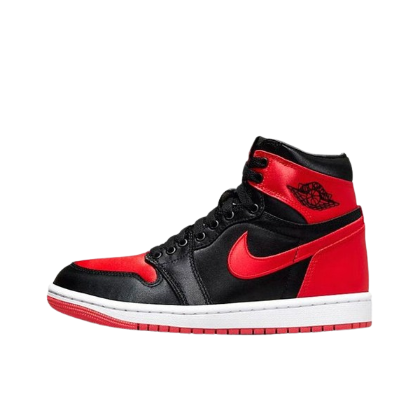 Tênis Air Jordan 1 High OG "Satin Bred" Vermelho / Preto