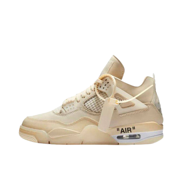 Tênis Air Jordan 4 x Off-White "Sail"