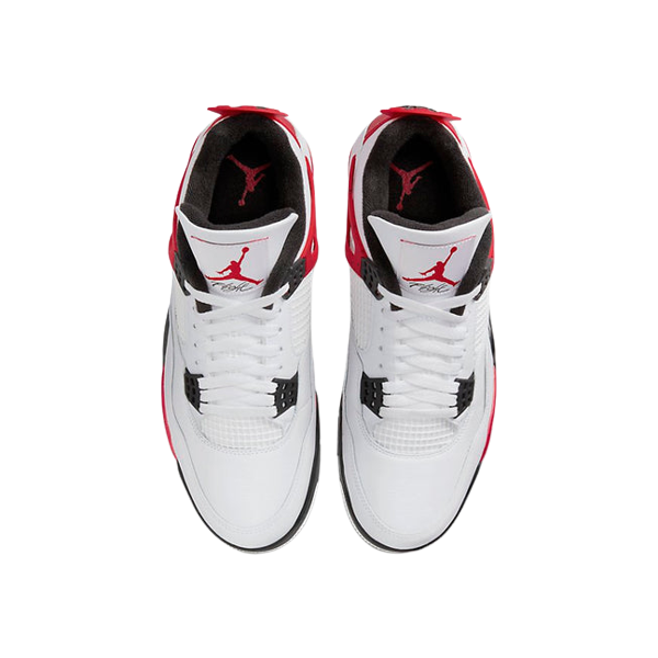 Tênis Air Jordan 4 "Red Cement" Branco / Vermelho