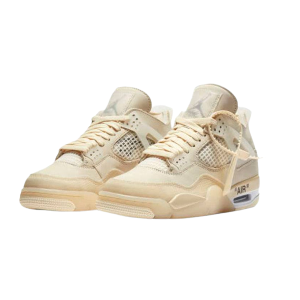 Tênis Air Jordan 4 x Off-White "Sail"
