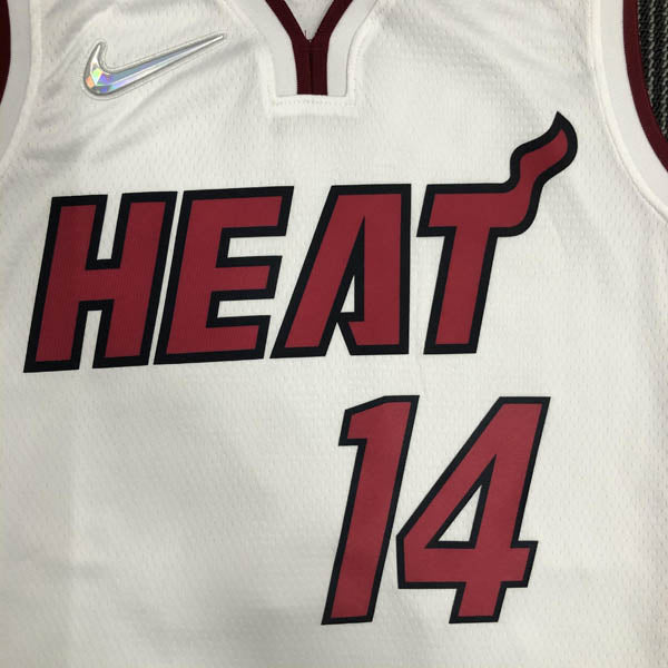 Regata NBA Miami Heat Association Edição 75 anos Tyler Herro Branca