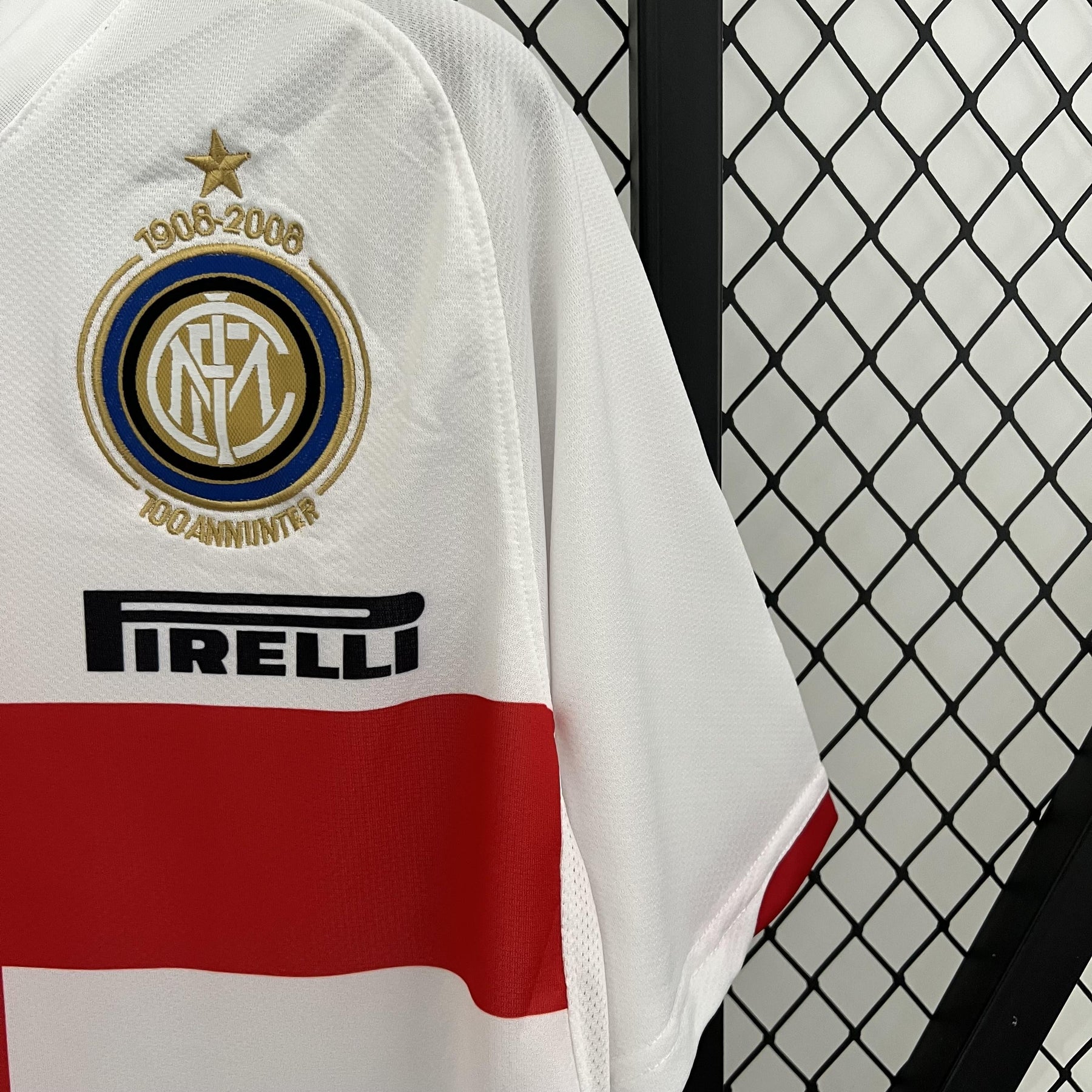 Camisa Inter de Milão Retrô Away 07/08 Torcedor Masculina - Branca