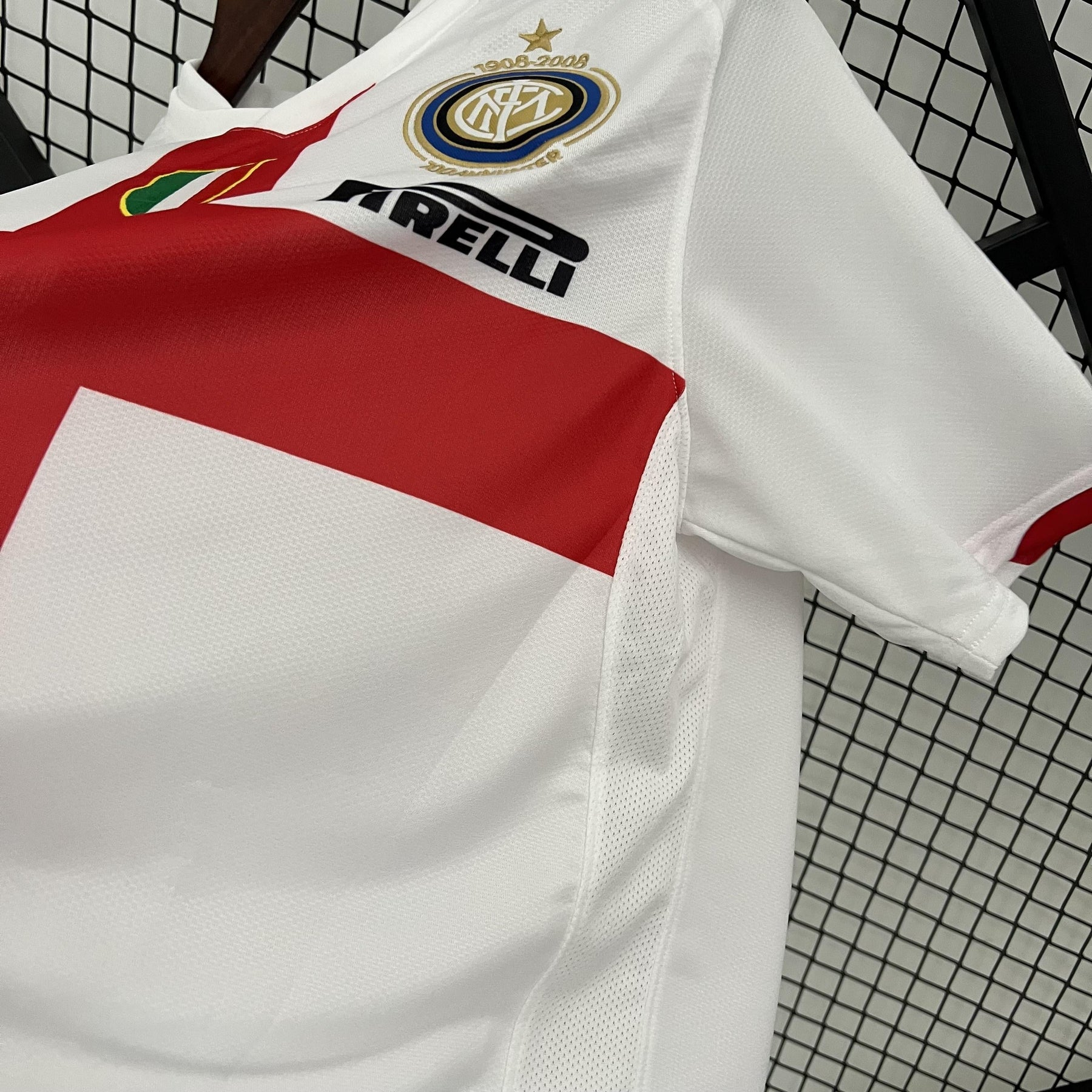 Camisa Inter de Milão Retrô Away 07/08 Torcedor Masculina - Branca