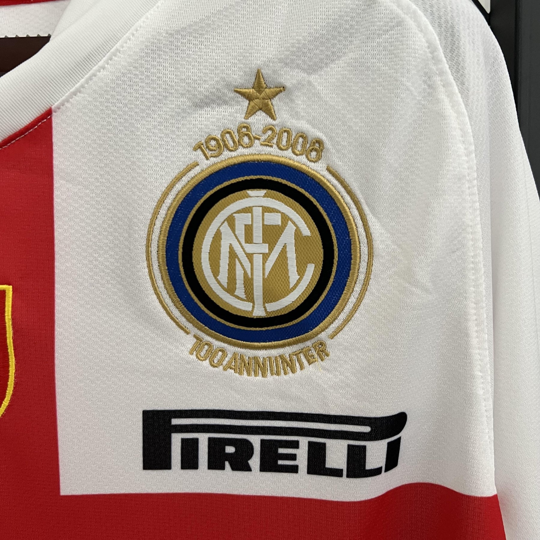 Camisa Inter de Milão Retrô Away 07/08 Torcedor Masculina - Branca
