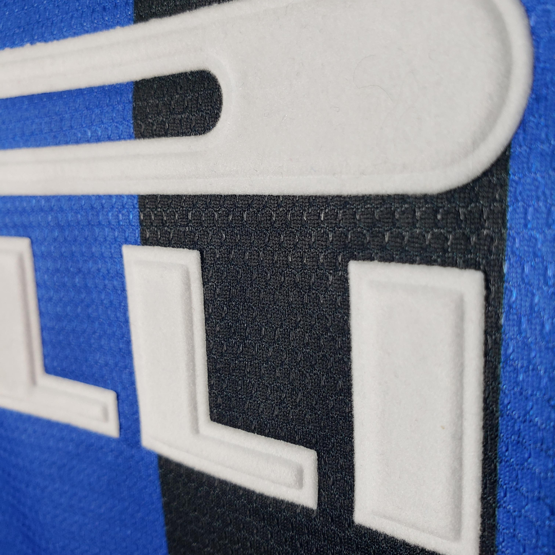 Camisa Inter de Milão Retrô Home 1998 Torcedor Masculina - Azul e Preta