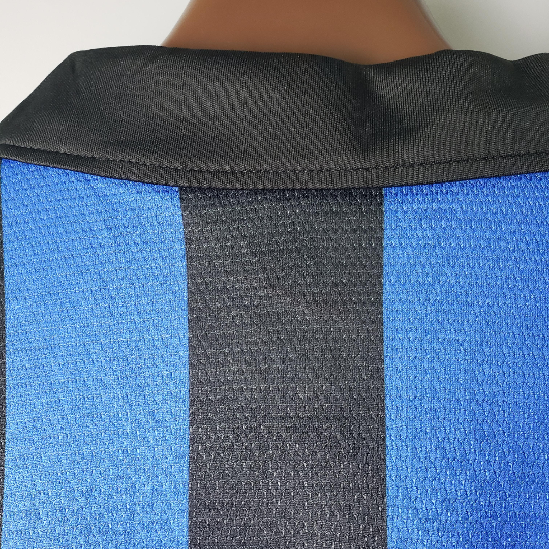 Camisa Inter de Milão Retrô Home 1998 Torcedor Masculina - Azul e Preta