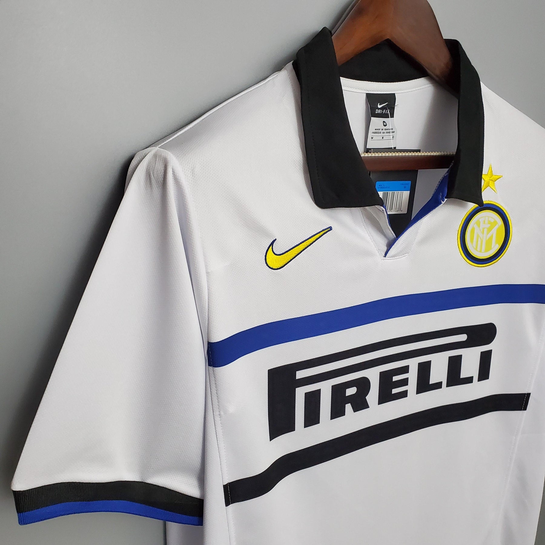 Camisa Inter de Milão Retrô Away 98/99 Torcedor Masculina - Branca