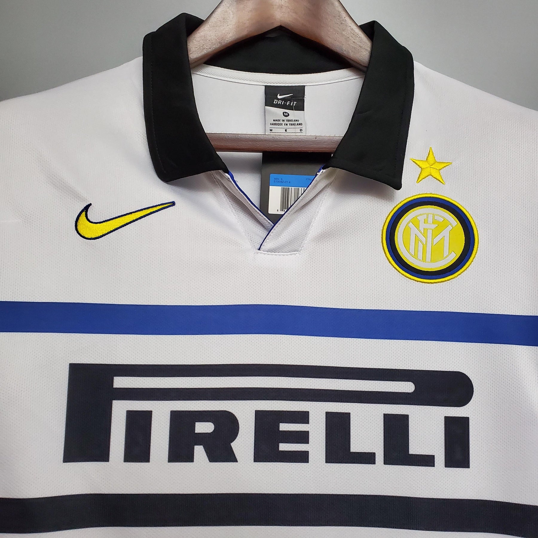 Camisa Inter de Milão Retrô Away 98/99 Torcedor Masculina - Branca