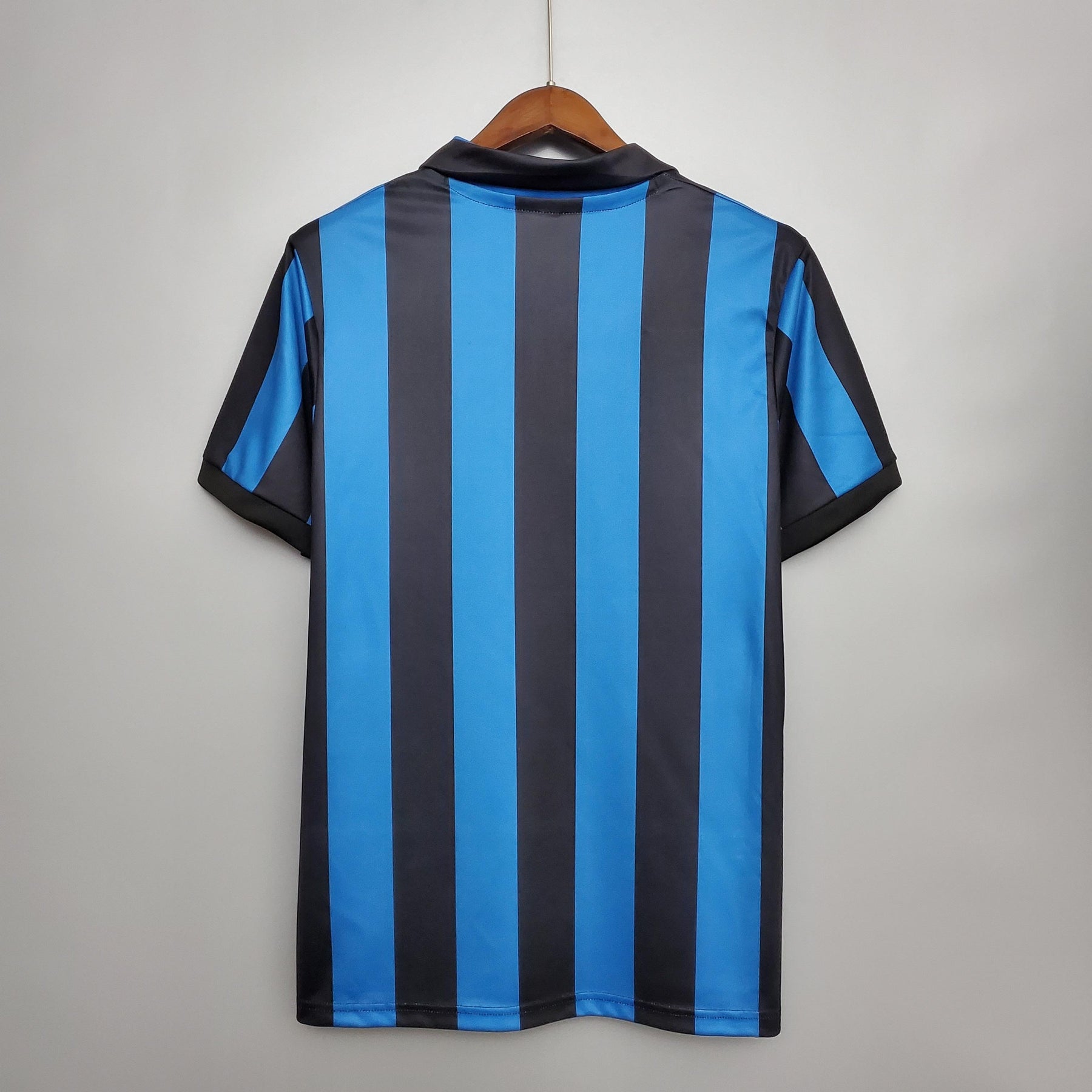 Camisa Inter de Milão Retrô Home 88/90 Torcedor Masculina - Azul e Preta