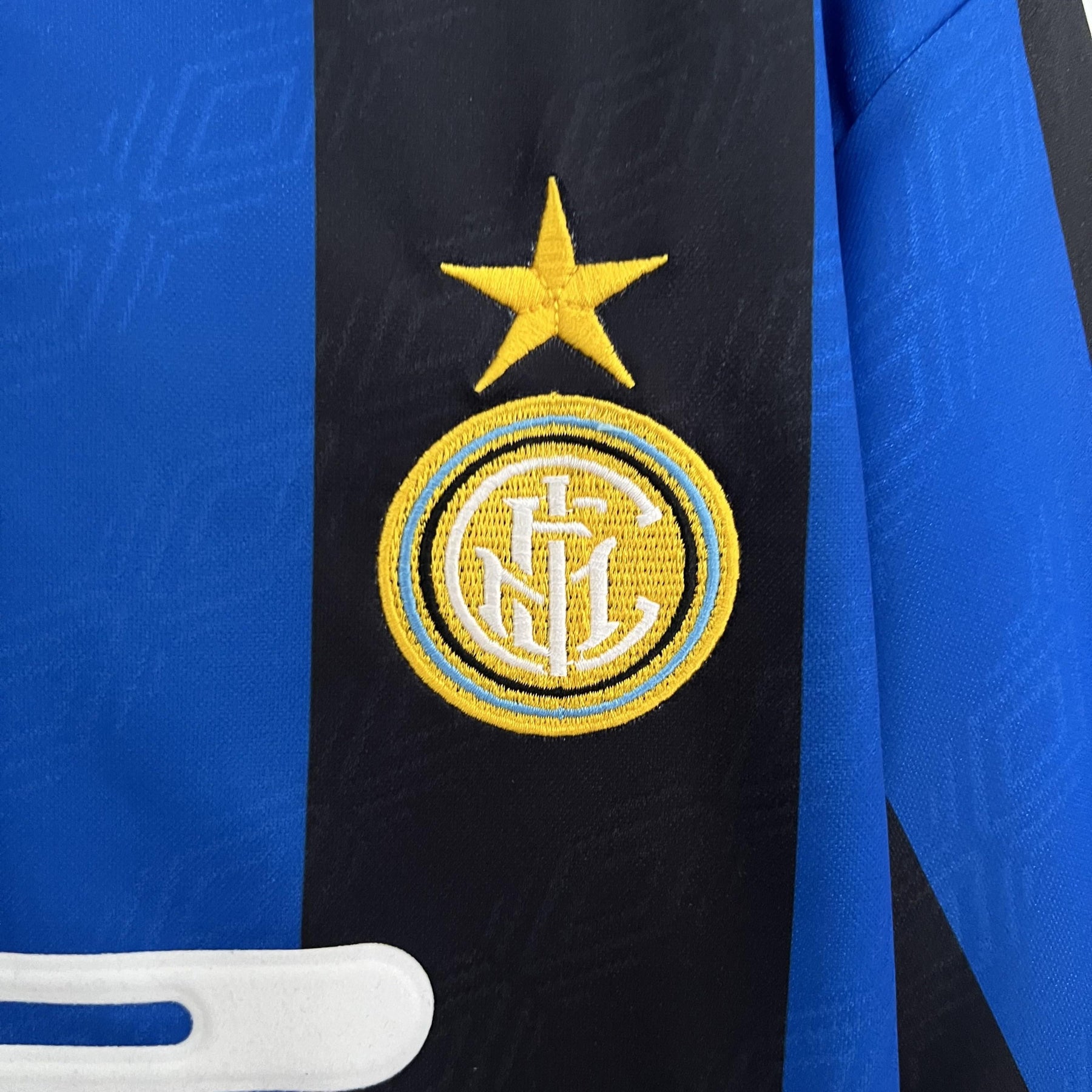 Camisa Inter de Milão Retrô Home 95/96 Torcedor Masculina - Azul e Preta