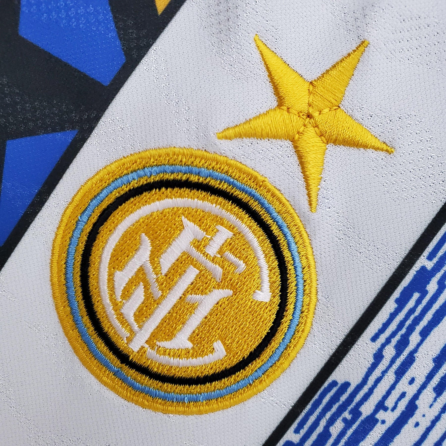 Camisa Inter de Milão Retrô Away 96/97 Torcedor Masculina - Branca