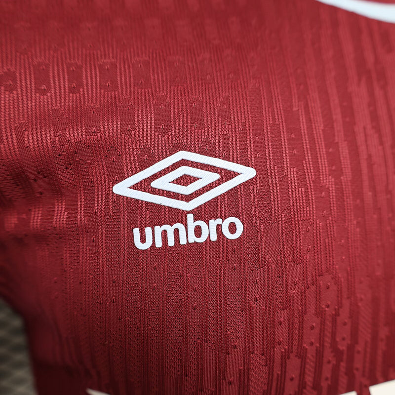 Camisa West Ham Home 24/25 Jogador Masculina - Vinho e Azul