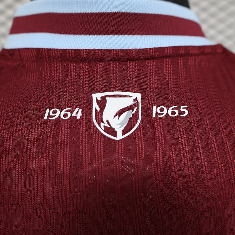 Camisa West Ham Home 24/25 Jogador Masculina - Vinho e Azul