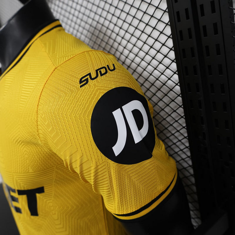 Camisa Wolves Home 24/25 Jogador Masculina - Amarela