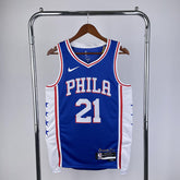 Regata NBA Philadelphia 76ers Icon Edition 23/24 Joel Embiid Azul
