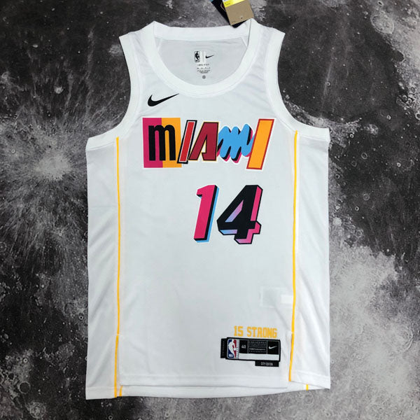 Regata NBA Miami Heat City Edition 22/23 Tyler Herro Branca