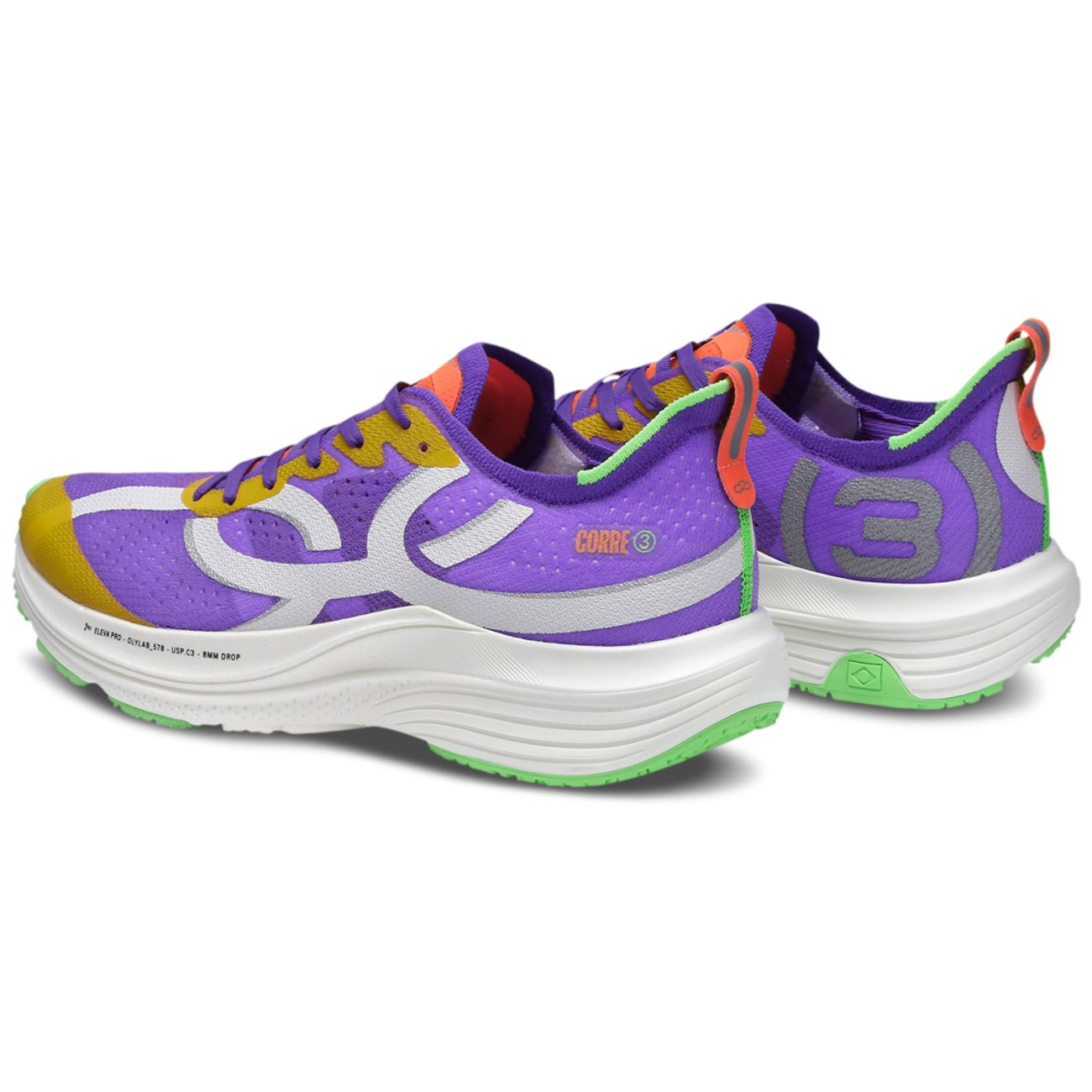 Tênis Olympikus Corre 3 Preto Roxo