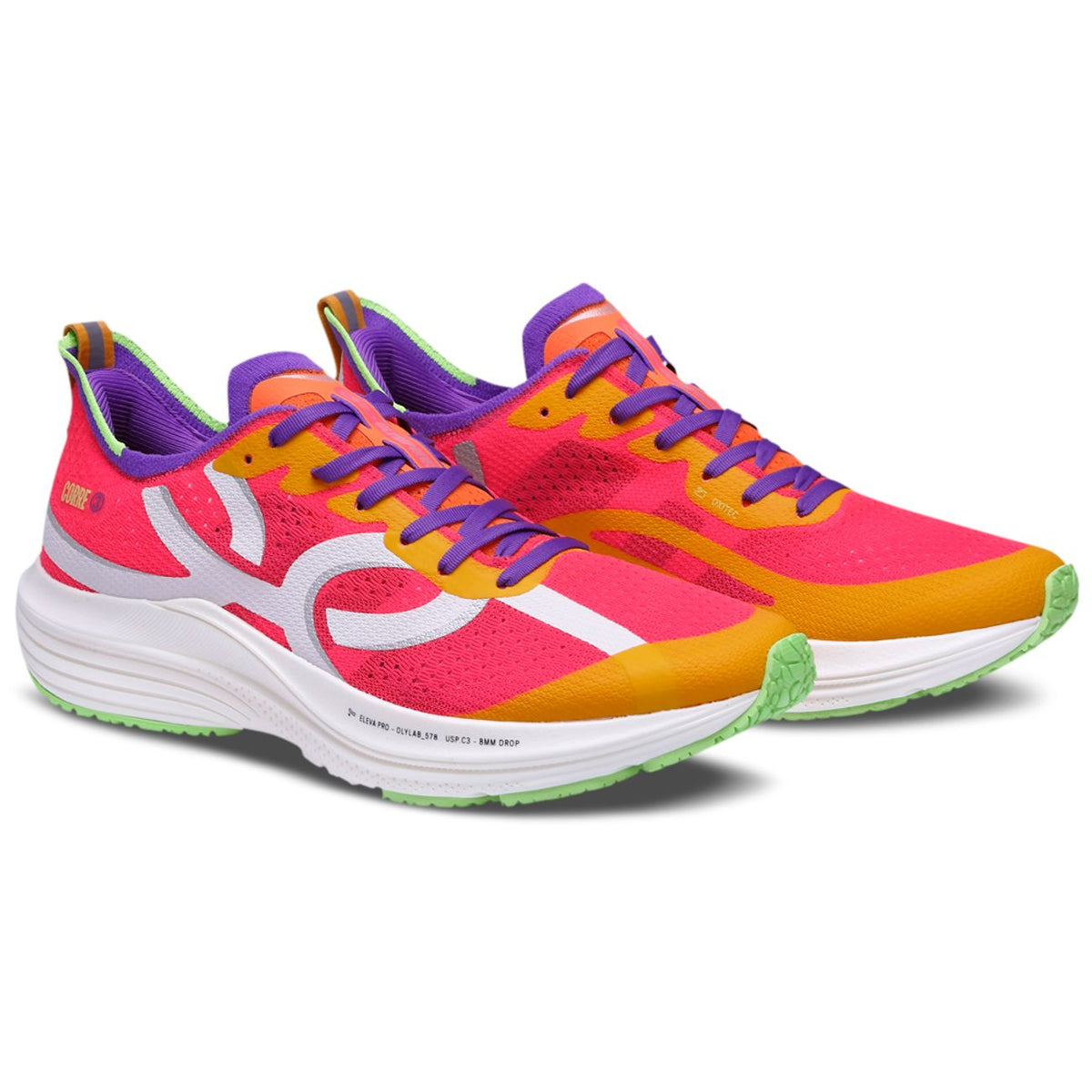 Tênis Olympikus Corre 3 Preto Rosa