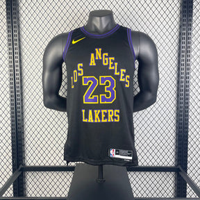 Regata NBA Los Angeles Lakers City Edition 23/24 LeBron James Preta