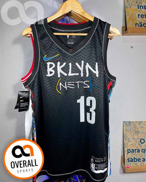 Regata NBA Brooklyn Nets City Edition 20/21 James Harden Preta
