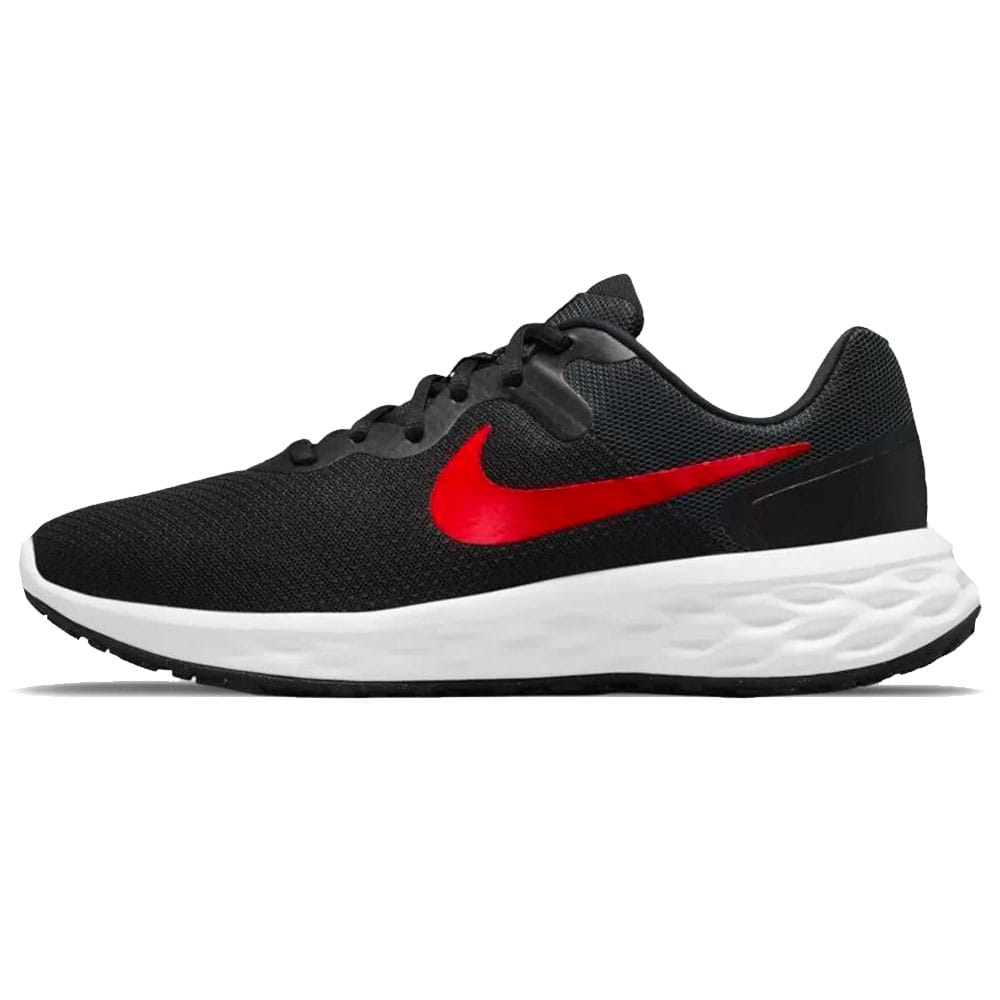 TÊNIS NIKE REVOLUTION 6 - MASCULINO - PRETO+VERMELHO