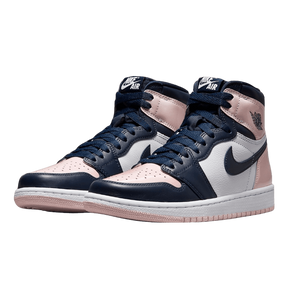 Tênis Air Jordan 1 High "Bubblegum" Feminino Rosa / Azul