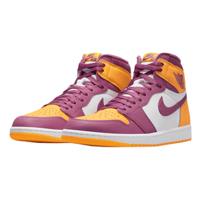 Tênis Air Jordan 1 High "Brotherhood" Rosa / Amarelo