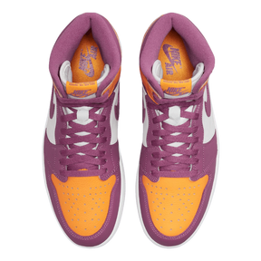 Tênis Air Jordan 1 High "Brotherhood" Rosa / Amarelo