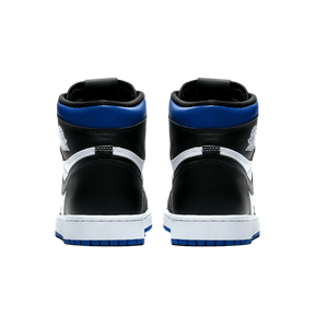 Tênis Air Jordan 1 High "White Royal Toe" Preto / Azul
