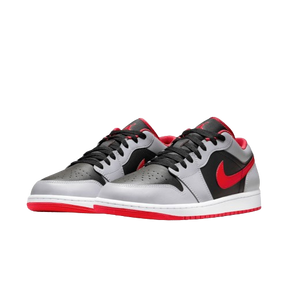 Tênis Air Jordan 1 Low "Black Light Smoke Grey Gym Red" Cinza / Vermelho
