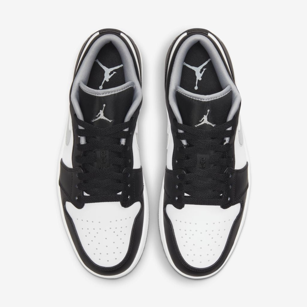 Tênis Air Jordan 1 Low "Black Medium Grey" Preto / Branco