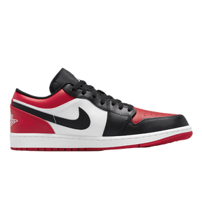 Tênis Air Jordan 1 Low "Bred Toe" Preto / Vermelho