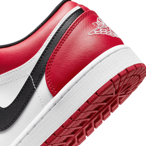 Tênis Air Jordan 1 Low "Bred Toe" Preto / Vermelho